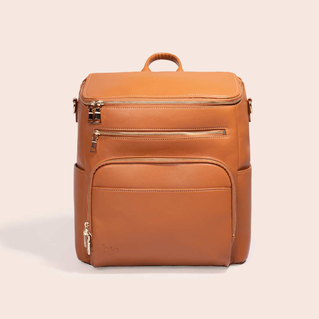 Unisex Nappy Bag Backpack in Tan – Ben Ellie Baby